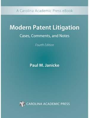 cover image of Modern Patent Litigation